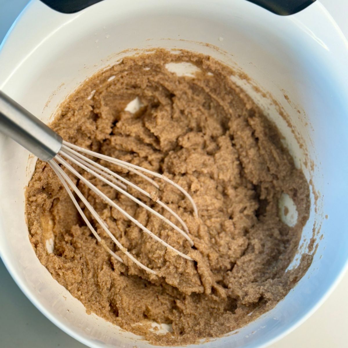 Low Carb Cinnamon Muffins Step 4 Mix Wet & Dry Ingredients