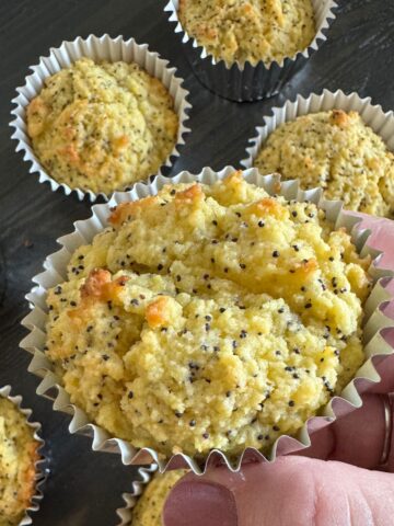 Low Carb Lemon Poppyseed Muffin Step 8 Serve