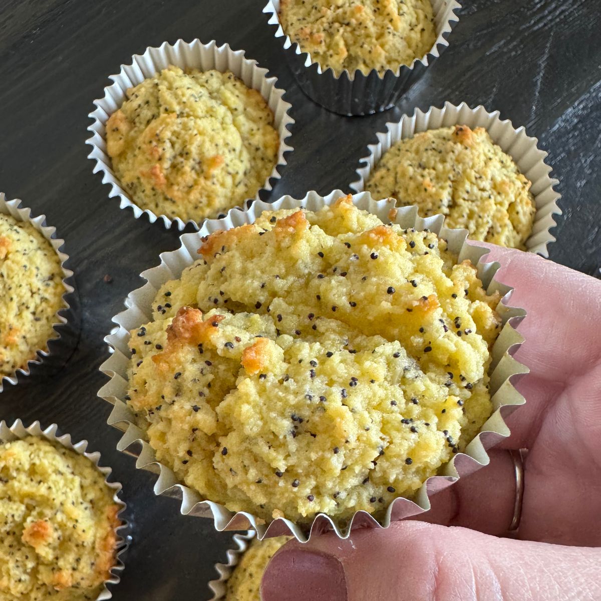 Low Carb Lemon Poppyseed Muffin Step 8 Serve